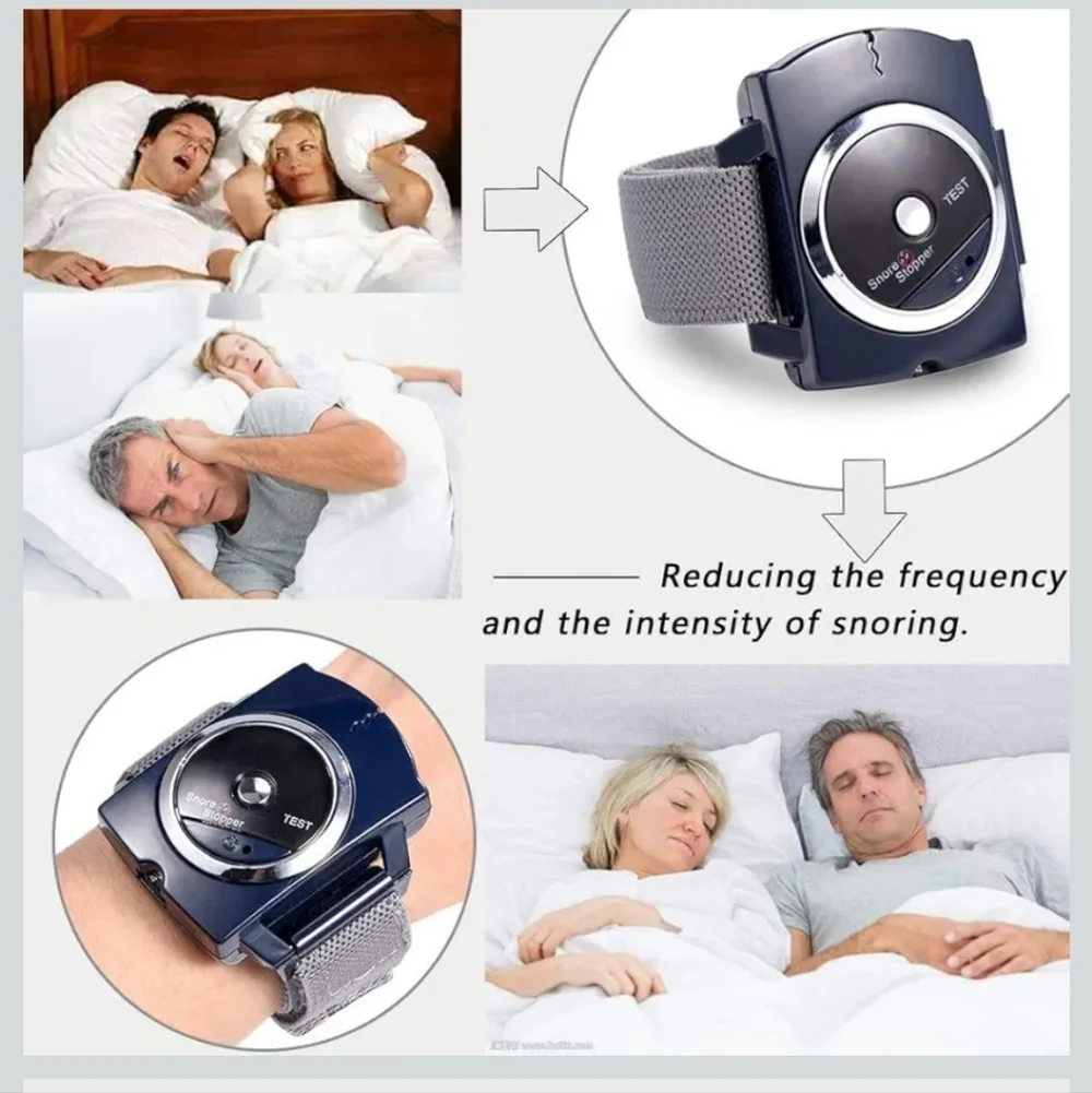 Snore Stopper Wristband Infrared Intelligent Anti Snoring Bio-Feedback Watch